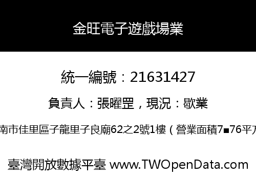 金旺電子遊戲場業