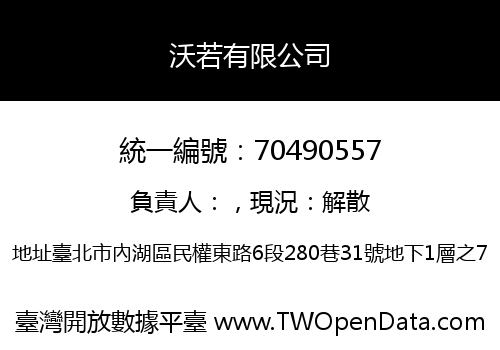 沃若有限公司