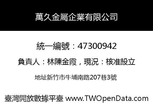 萬久金屬企業有限公司