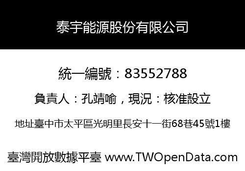 泰宇能源股份有限公司