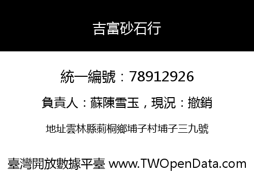 吉富砂石行
