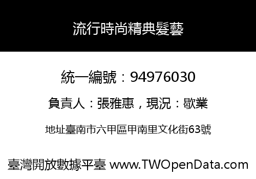 流行時尚精典髮藝