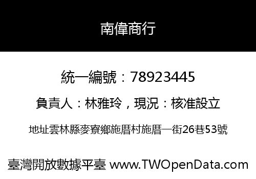 南偉商行