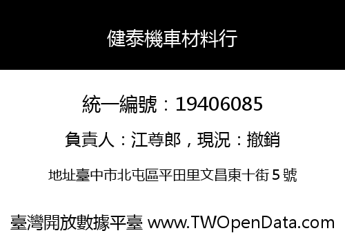 健泰機車材料行