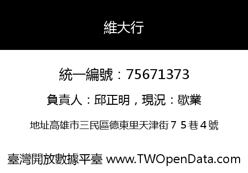 維大行
