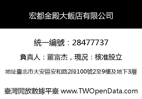 宏都金殿大飯店有限公司