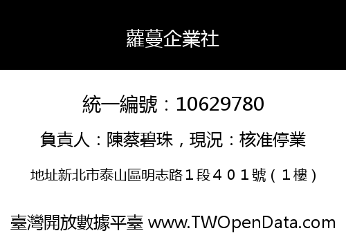 蘿蔓企業社