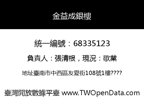 金益成銀樓