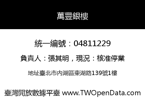 萬豐銀樓