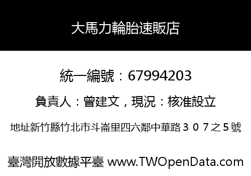 大馬力輪胎速販店