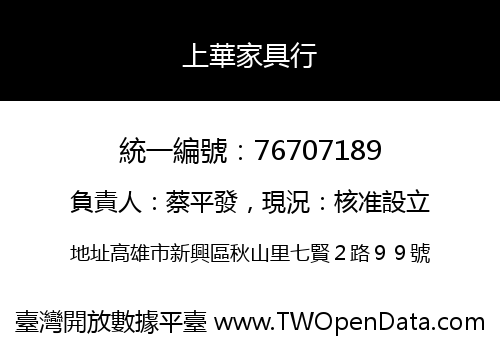 上華家具行