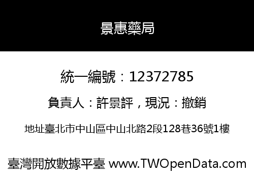 景惠藥局
