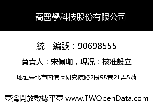三喬醫學科技股份有限公司