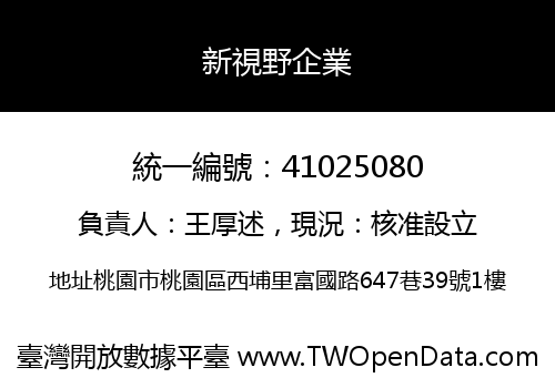 新視野企業