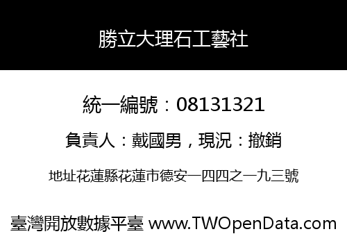 勝立大理石工藝社