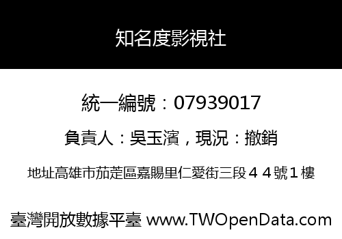 知名度影視社