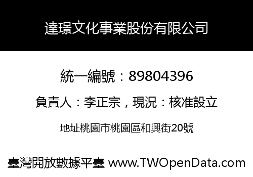 達璟文化事業股份有限公司