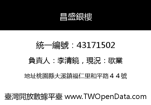 昌盛銀樓