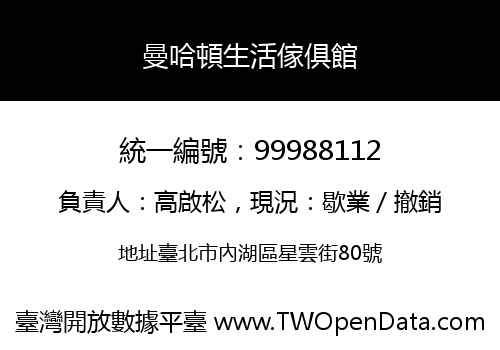 曼哈頓生活傢俱館