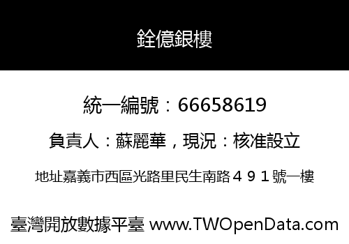 銓億銀樓