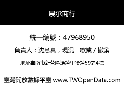 展承商行