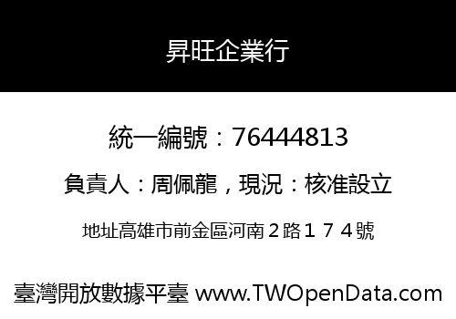 昇旺企業行