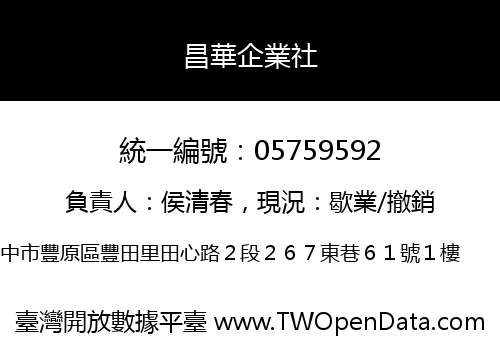 昌華企業社