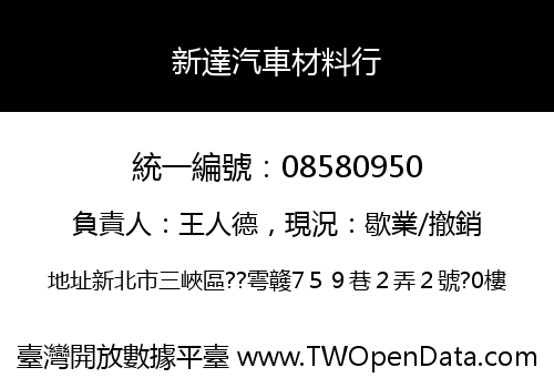 新達汽車材料行