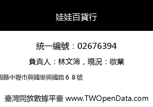 娃娃百貨行