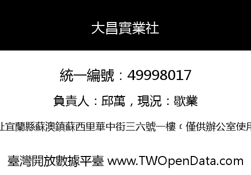 大昌實業社