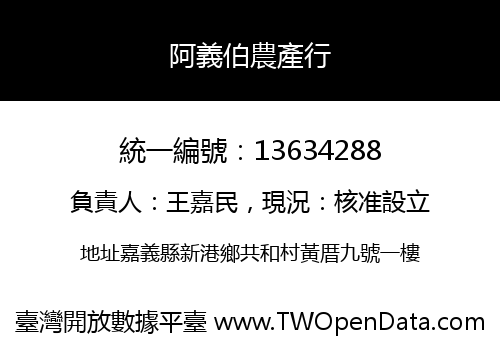 阿義伯農產行