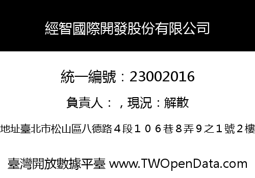 經智國際開發股份有限公司