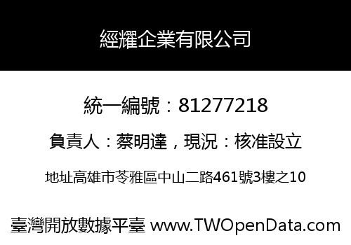 經耀企業有限公司