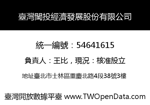 臺灣閩投經濟發展股份有限公司