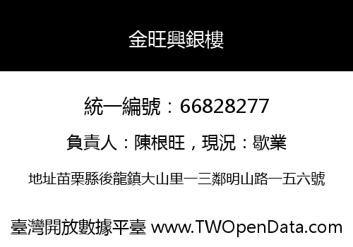 金旺興銀樓