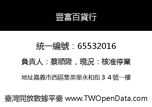 豐富百貨行