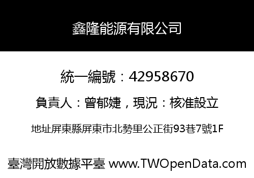鑫隆能源有限公司