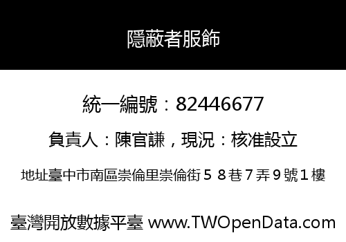 隱蔽者服飾