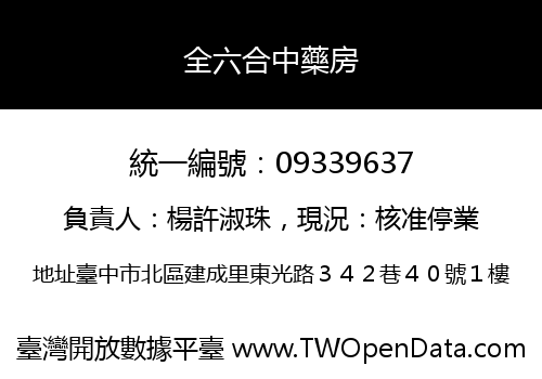 全六合中藥房