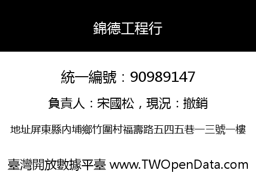 錦德工程行