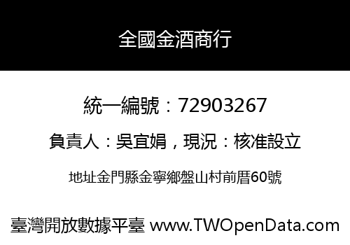 全國金酒商行