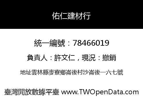 佑仁建材行