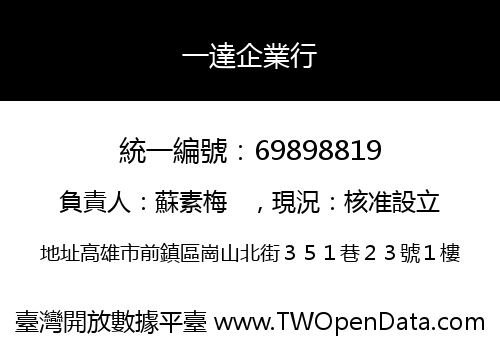 一達企業行