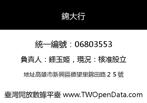 錦大行
