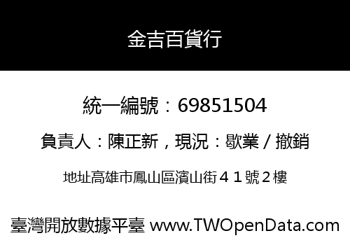 金吉百貨行