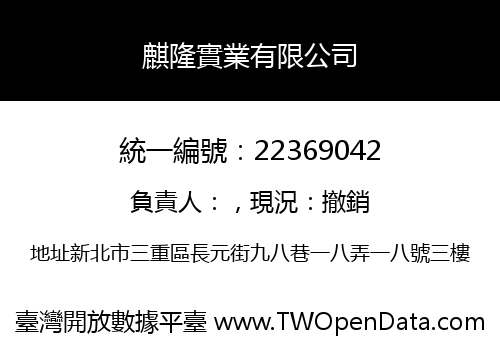 麒隆實業有限公司