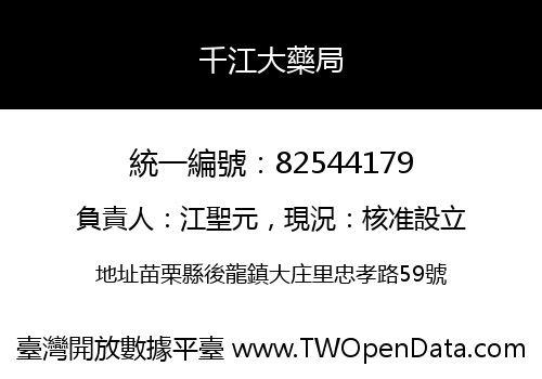 千江大藥局