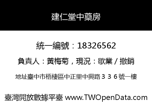 建仁堂中藥房