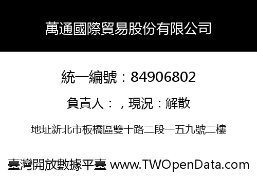 萬通國際貿易股份有限公司