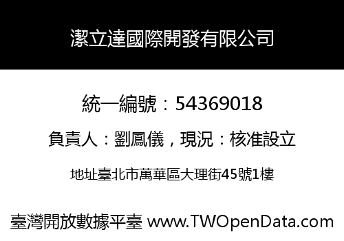 潔立達國際開發有限公司